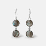 Ohrringe Eloise Labradorite Silber