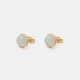 Ohrstecker Eloise Aqua Chalcedon
