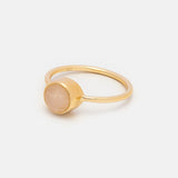 Ring Aline Circle Rose Chalcedony