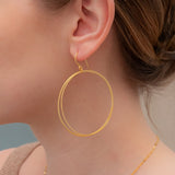 Creolen Cercles Gold - Fleurs des Prés Jewelry