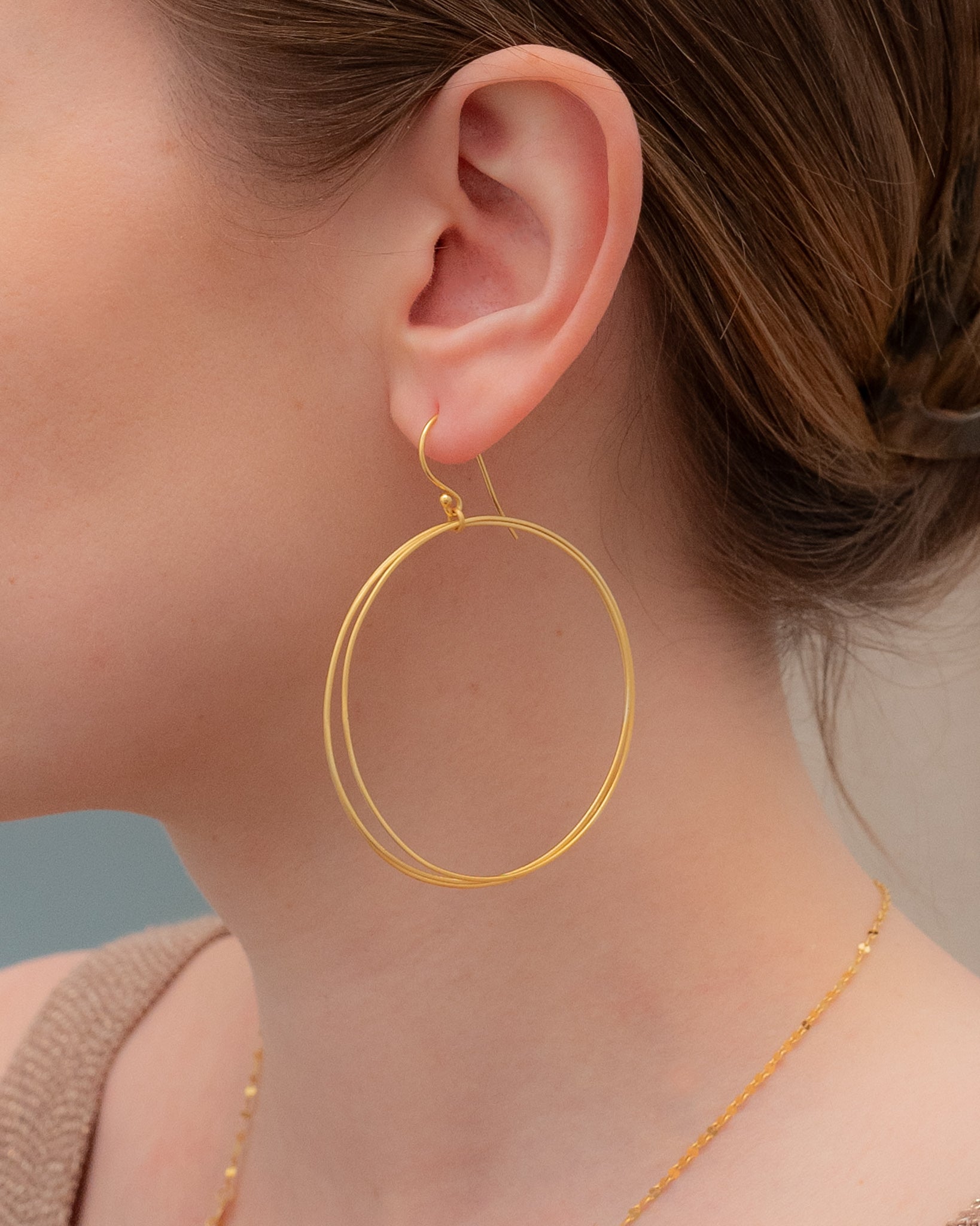 Creolen Cercles Gold - Fleurs des Prés Jewelry