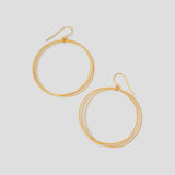 Creolen Cercles Gold - Fleurs des Prés Jewelry