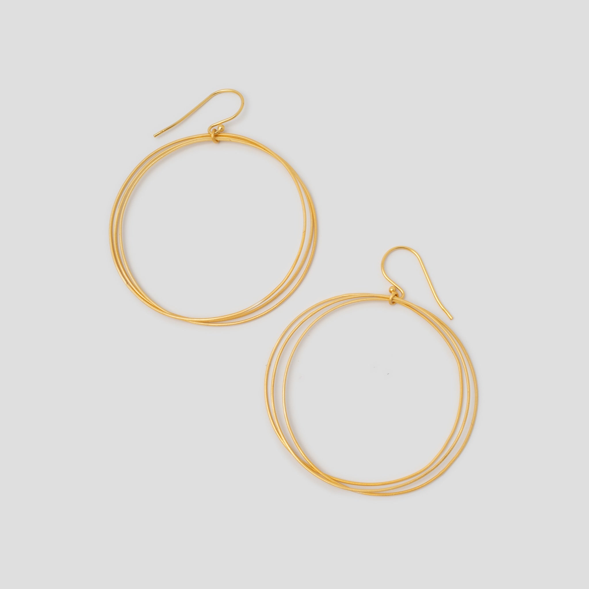 Creolen Cercles Gold - Fleurs des Prés Jewelry