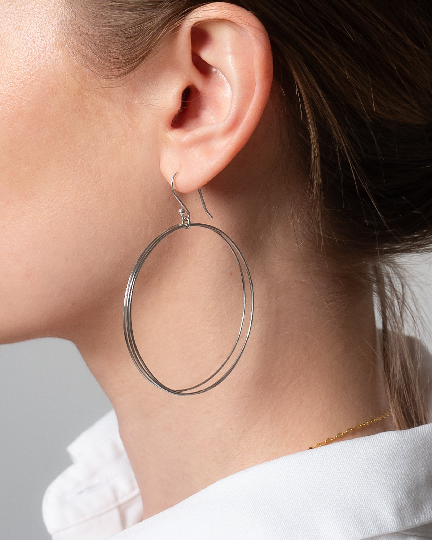 Creolen Cercles Silber - Fleurs des Prés Jewelry