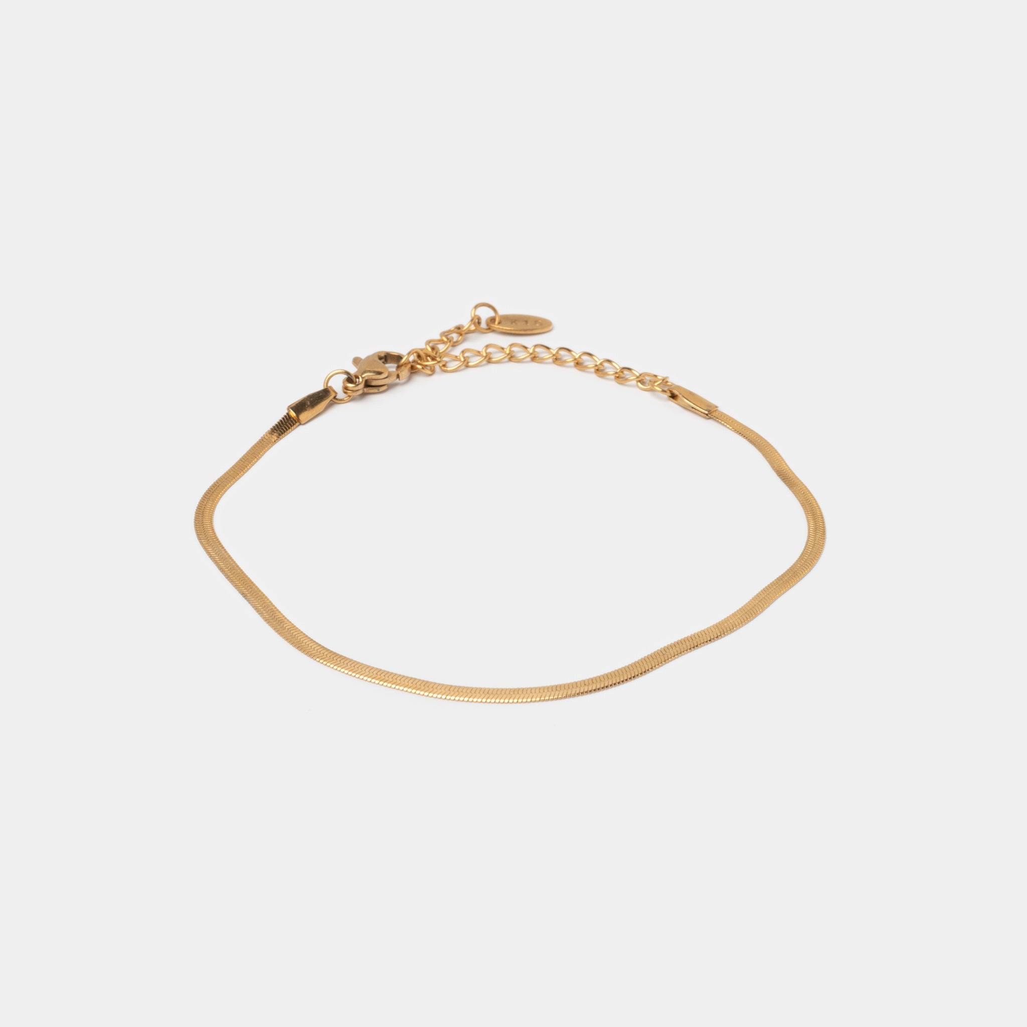 Dünnes Schlangenketten Armband Serpent Gold - Fleurs des Prés Jewelry