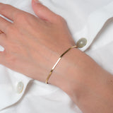 Dünnes Schlangenketten Armband Serpent Gold - Fleurs des Prés Jewelry