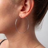 Große Creolen Cercle 50 mm - Fleurs des Prés Jewelry