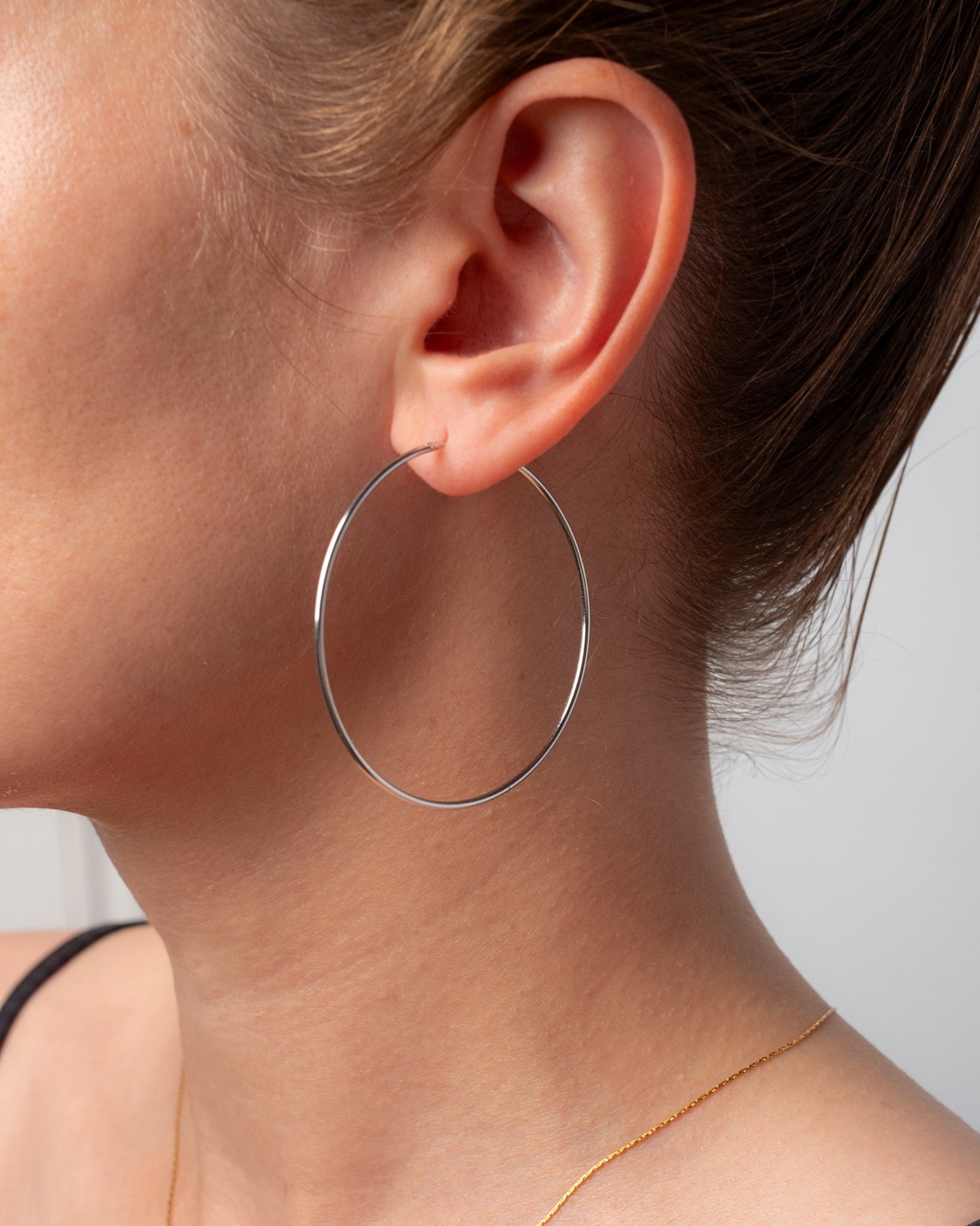 Große Creolen Cercle 50 mm - Fleurs des Prés Jewelry