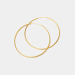 Große Creolen Cercle 50 mm - Fleurs des Prés Jewelry