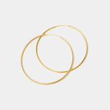 Große Creolen Cercle 50 mm - Fleurs des Prés Jewelry