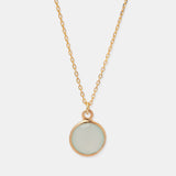 Halskette Eloise Aqua Chalcedon - Fleurs des Prés Jewelry