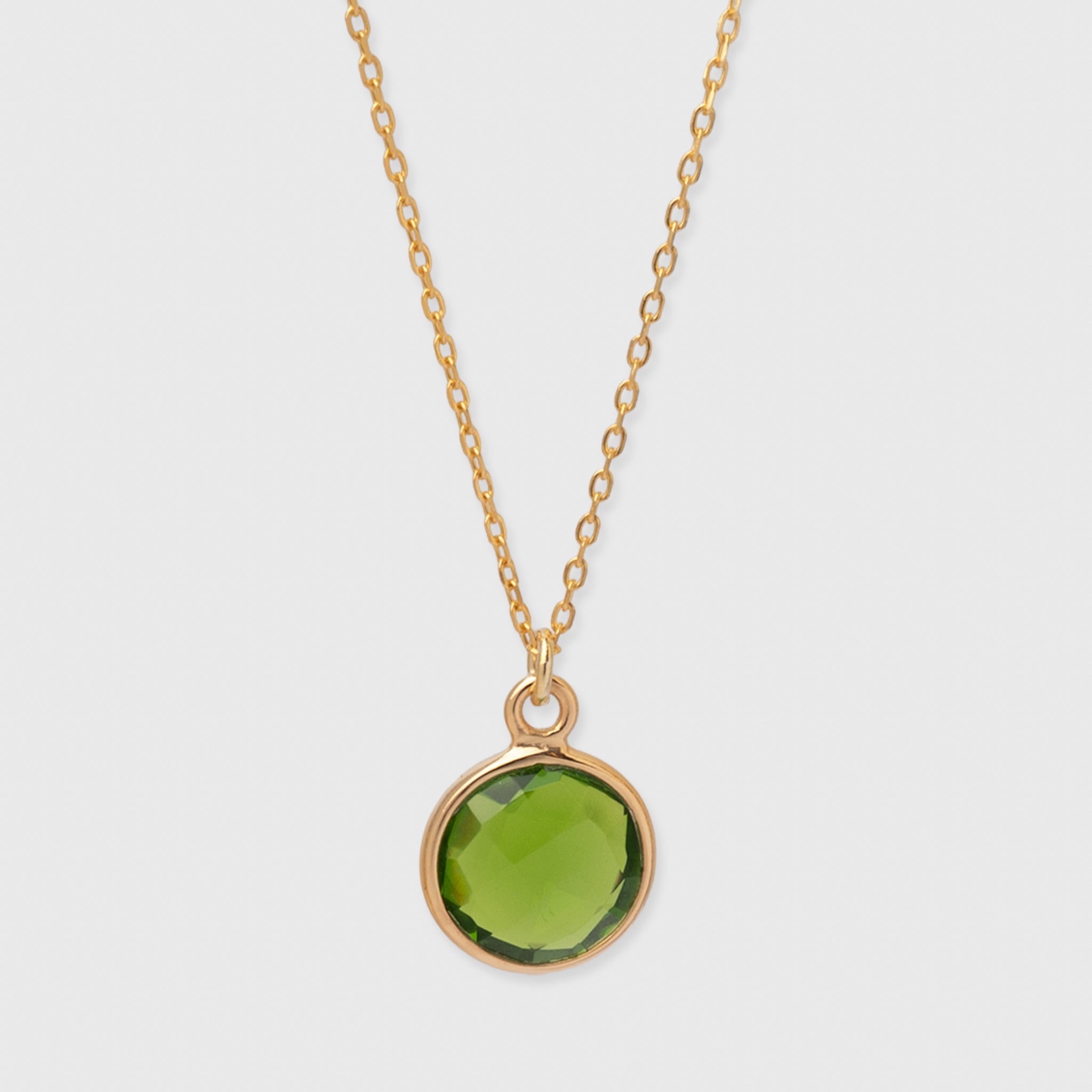 Halskette Eloise Peridot Quarz - Fleurs des Prés Jewelry