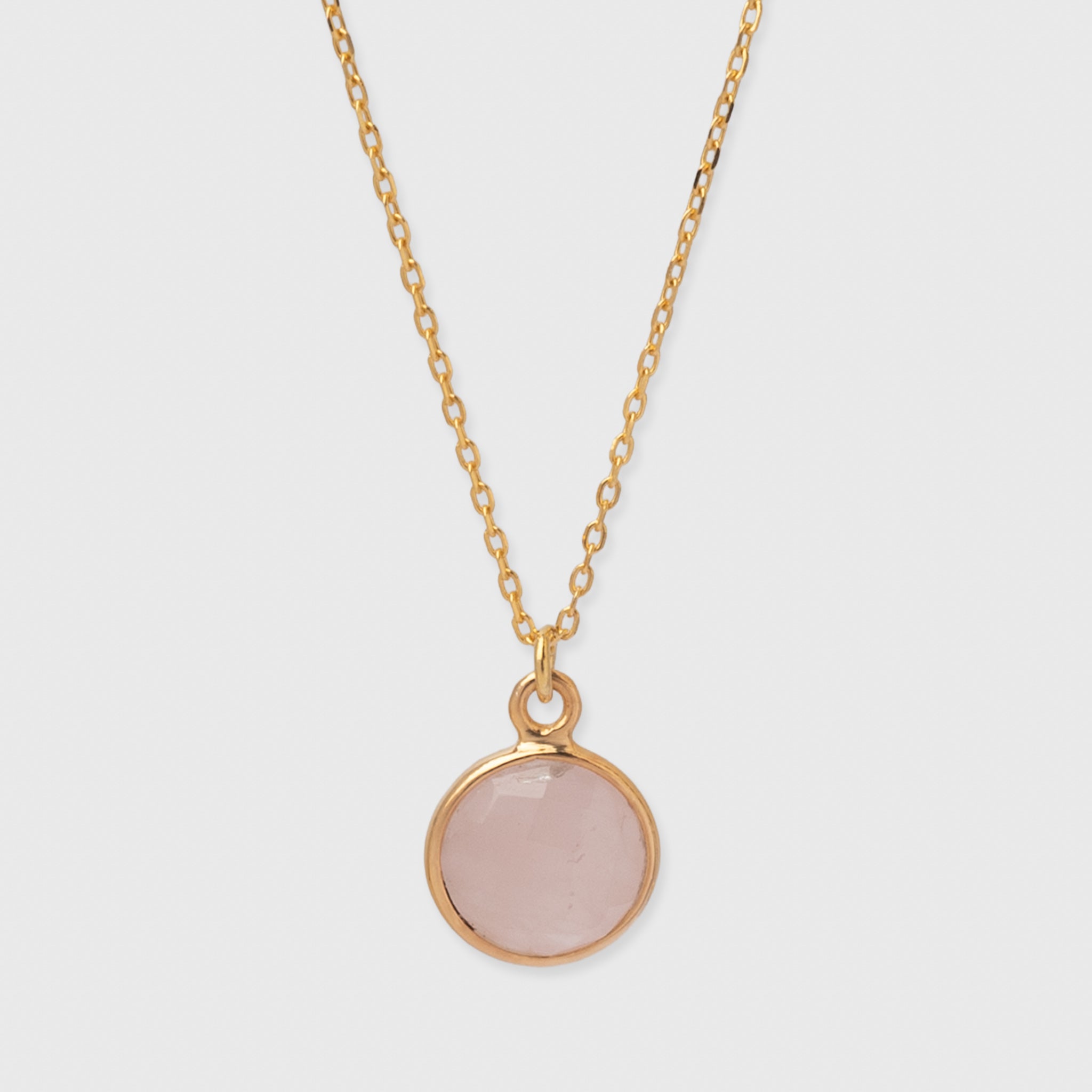 Halskette Eloise Rosenquarz - Fleurs des Prés Jewelry