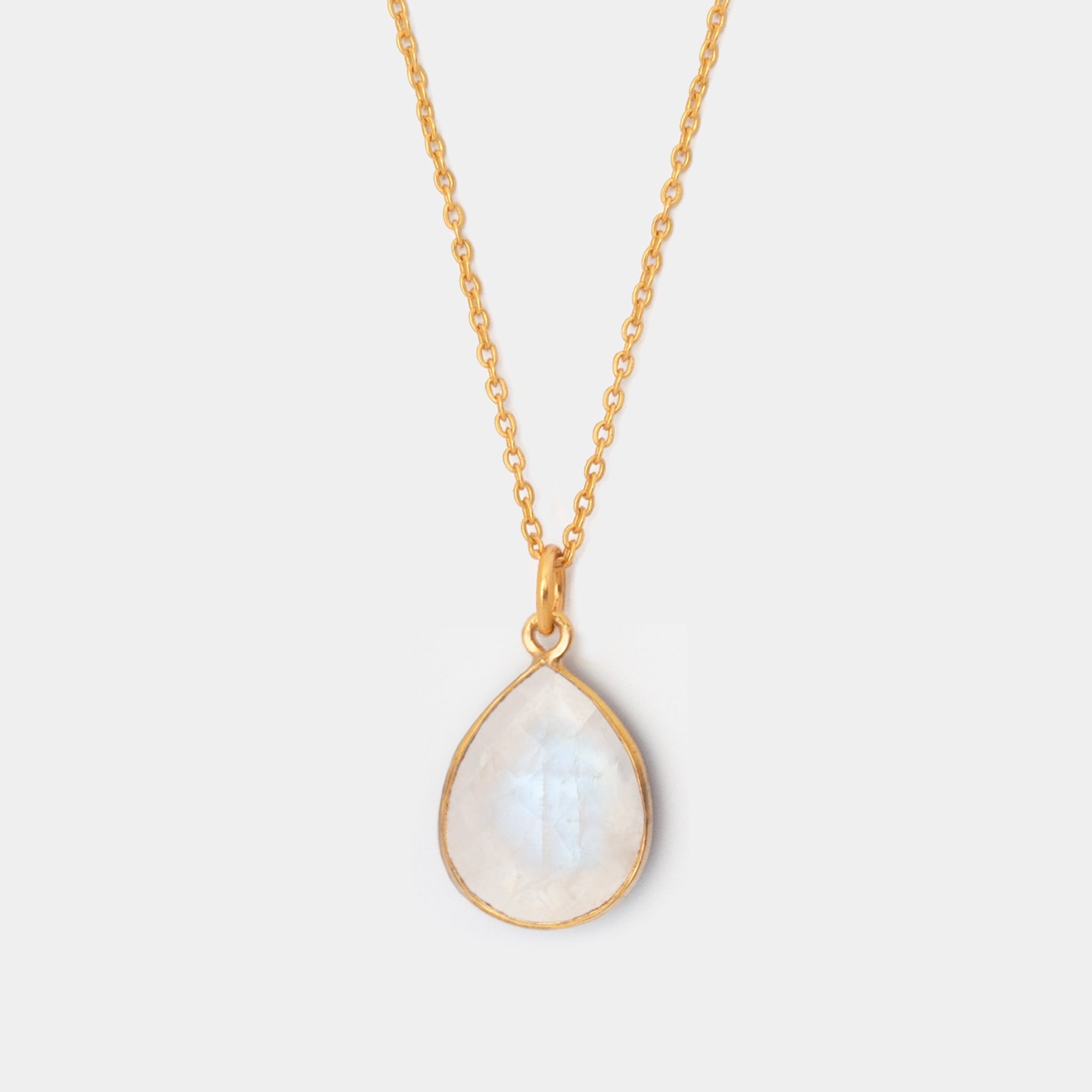 Halskette Lola Moonstone - Fleurs des Prés Jewelry