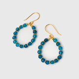 Ohrhänger Journey mit blauem Achat - Fleurs des Prés Jewelry