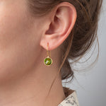 Ohrhänger Lille Peridot Quartz - Fleurs des Prés Jewelry