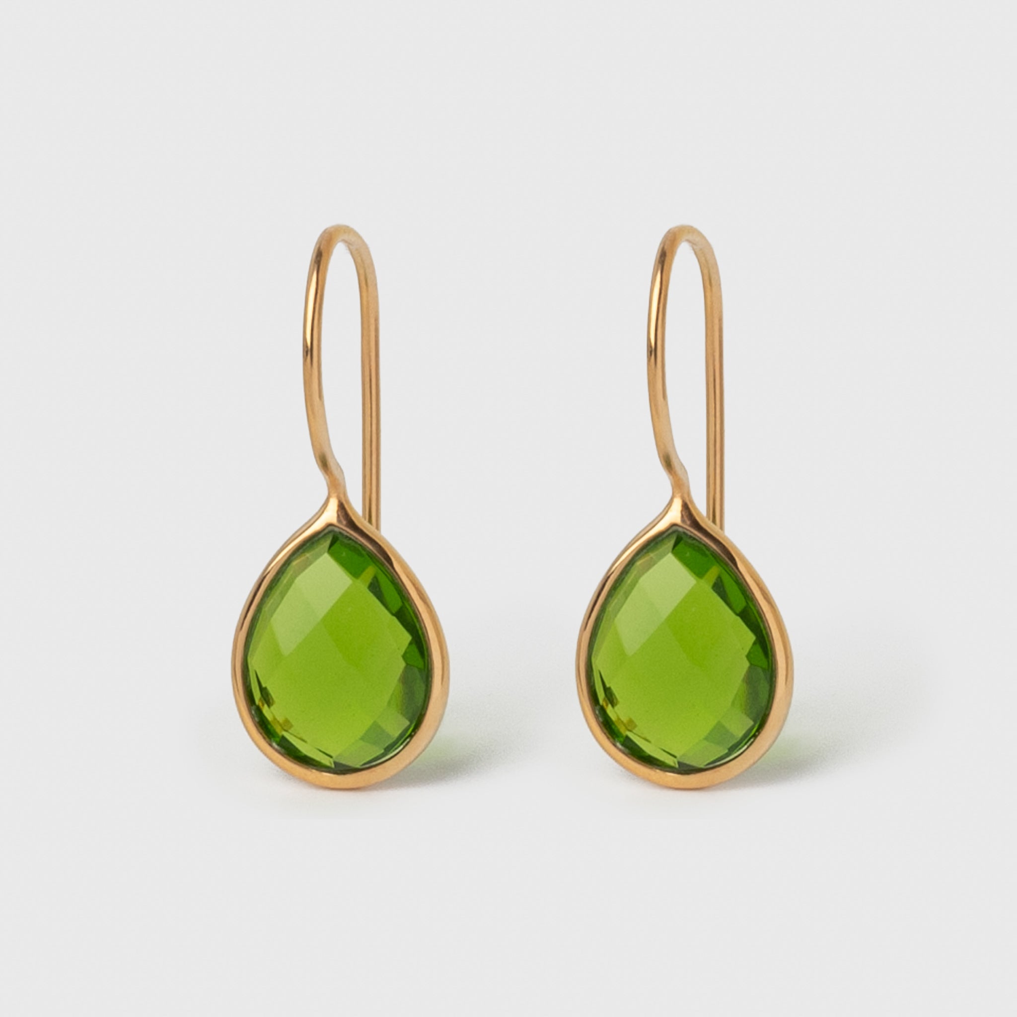 Ohrringe Lisette Peridot Quarz - Fleurs des Prés Jewelry