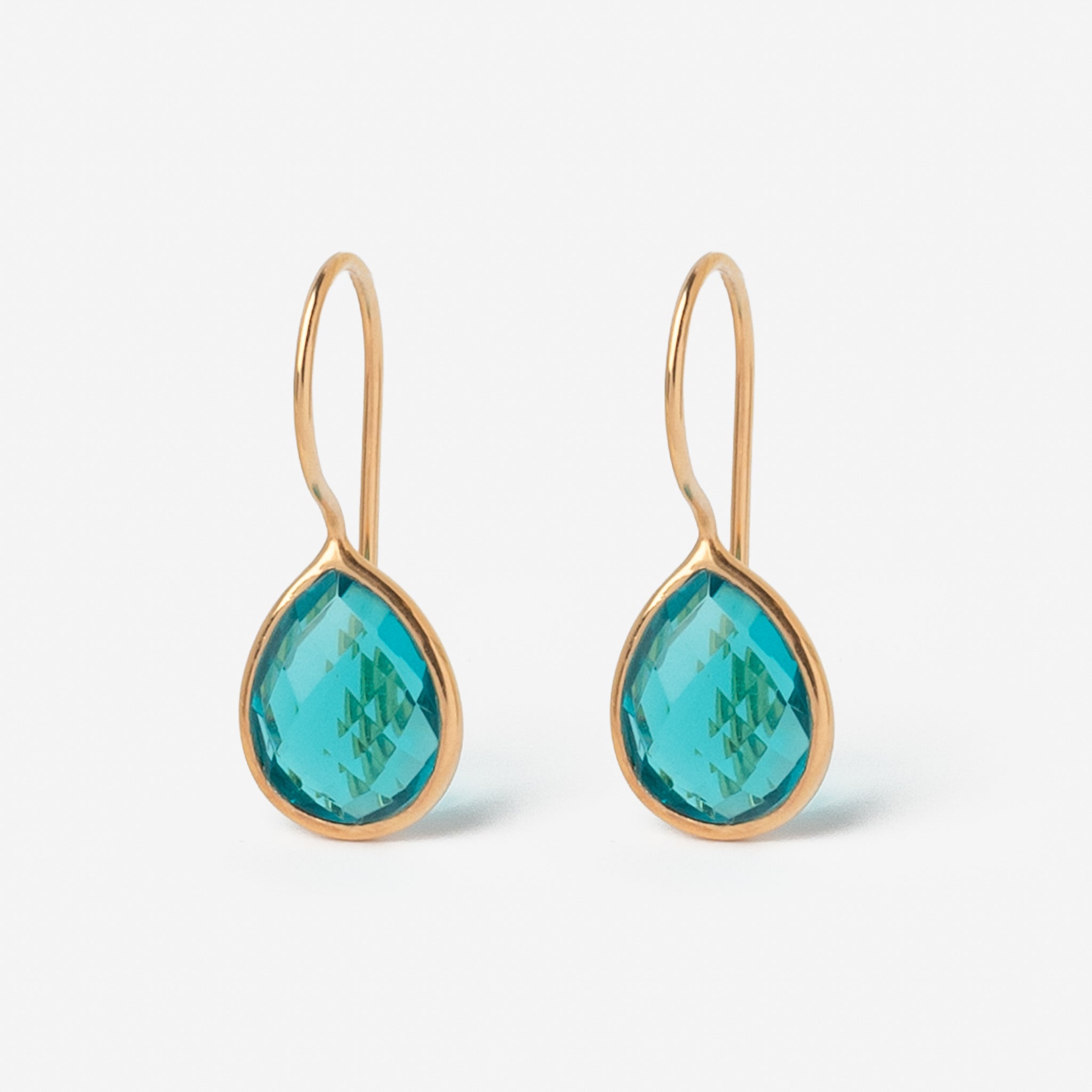 Ohrringe Lisette Topaz Quarz - Fleurs des Prés Jewelry