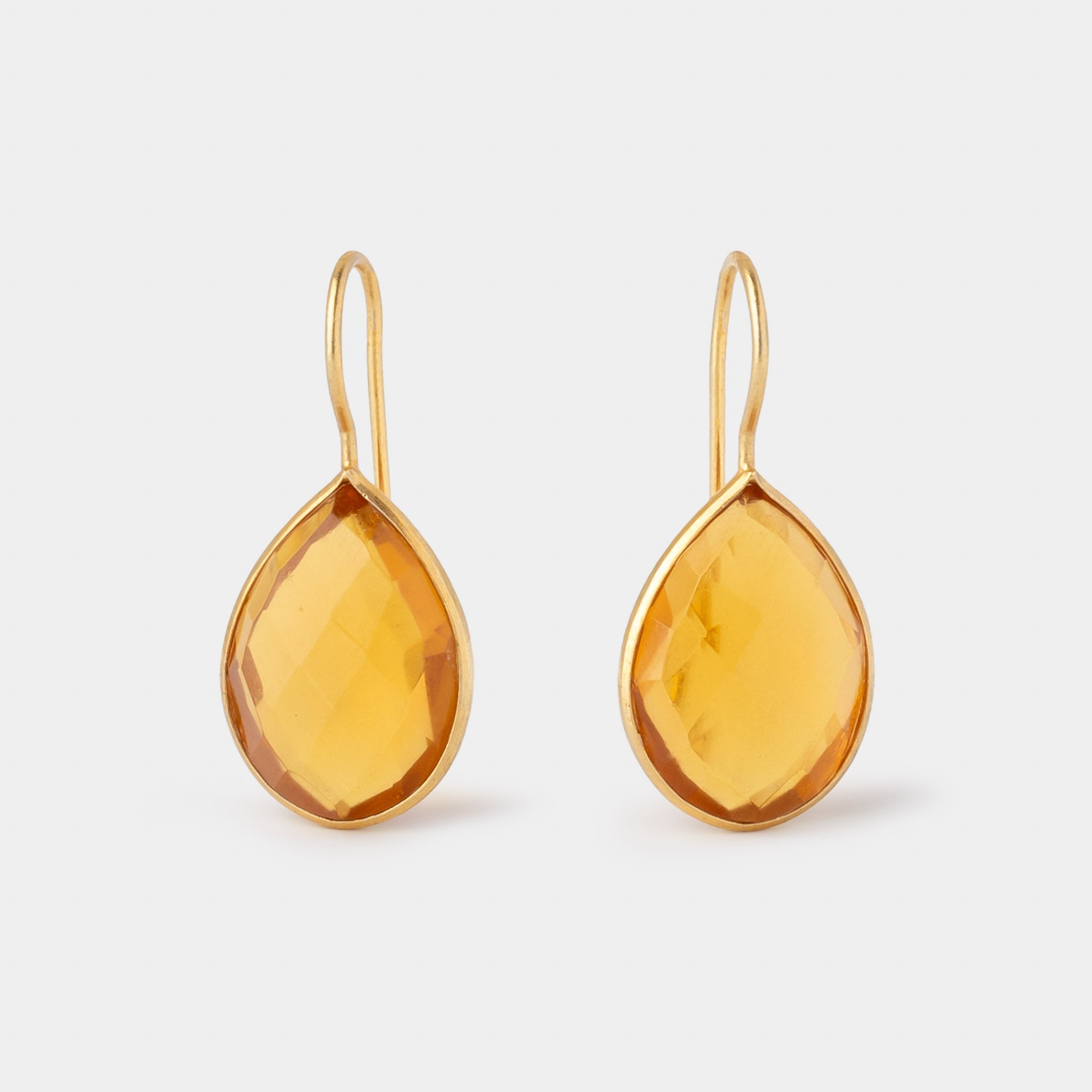 Ohrringe Lola Citrin - Fleurs des Prés Jewelry