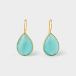 Ohrringe Lola Sea Blue Chalcedon - Fleurs des Prés Jewelry