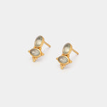 Ohrstecker Chateau Green Amethyst - Fleurs des Prés Jewelry