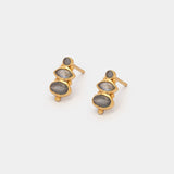 Ohrstecker Chateau Labradorit - Fleurs des Prés Jewelry