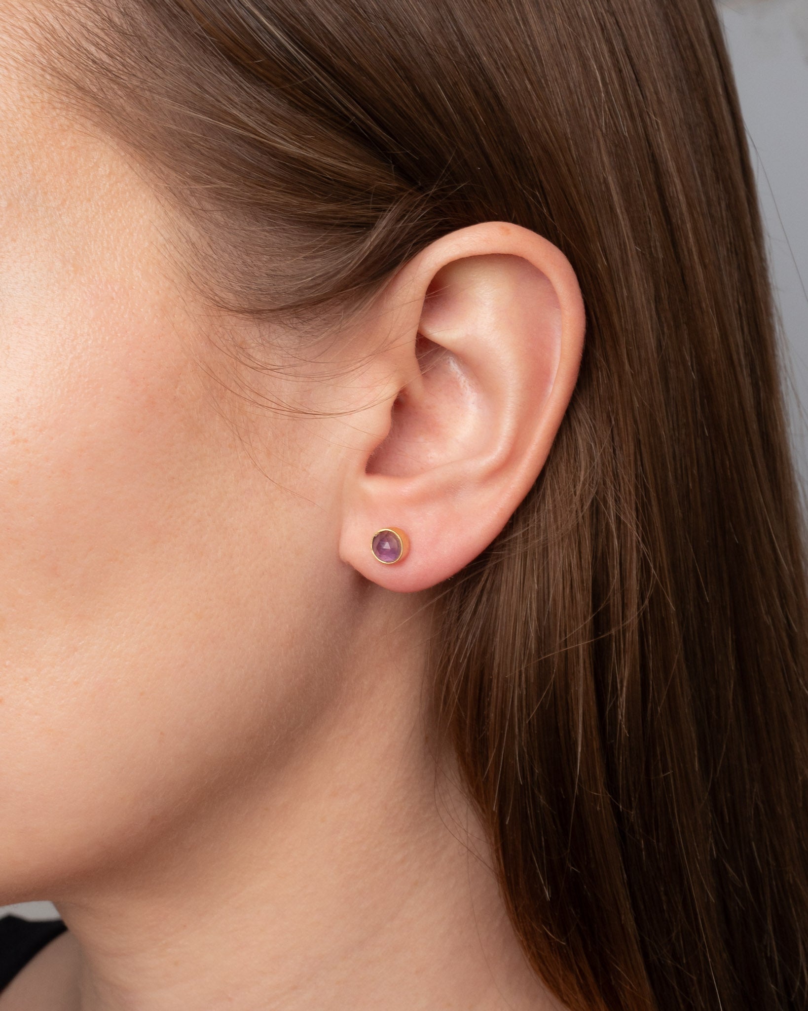 Ohrstecker Christin Amethyst - Fleurs des Prés Jewelry