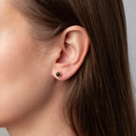 Ohrstecker Christin Black Onyx - Fleurs des Prés Jewelry
