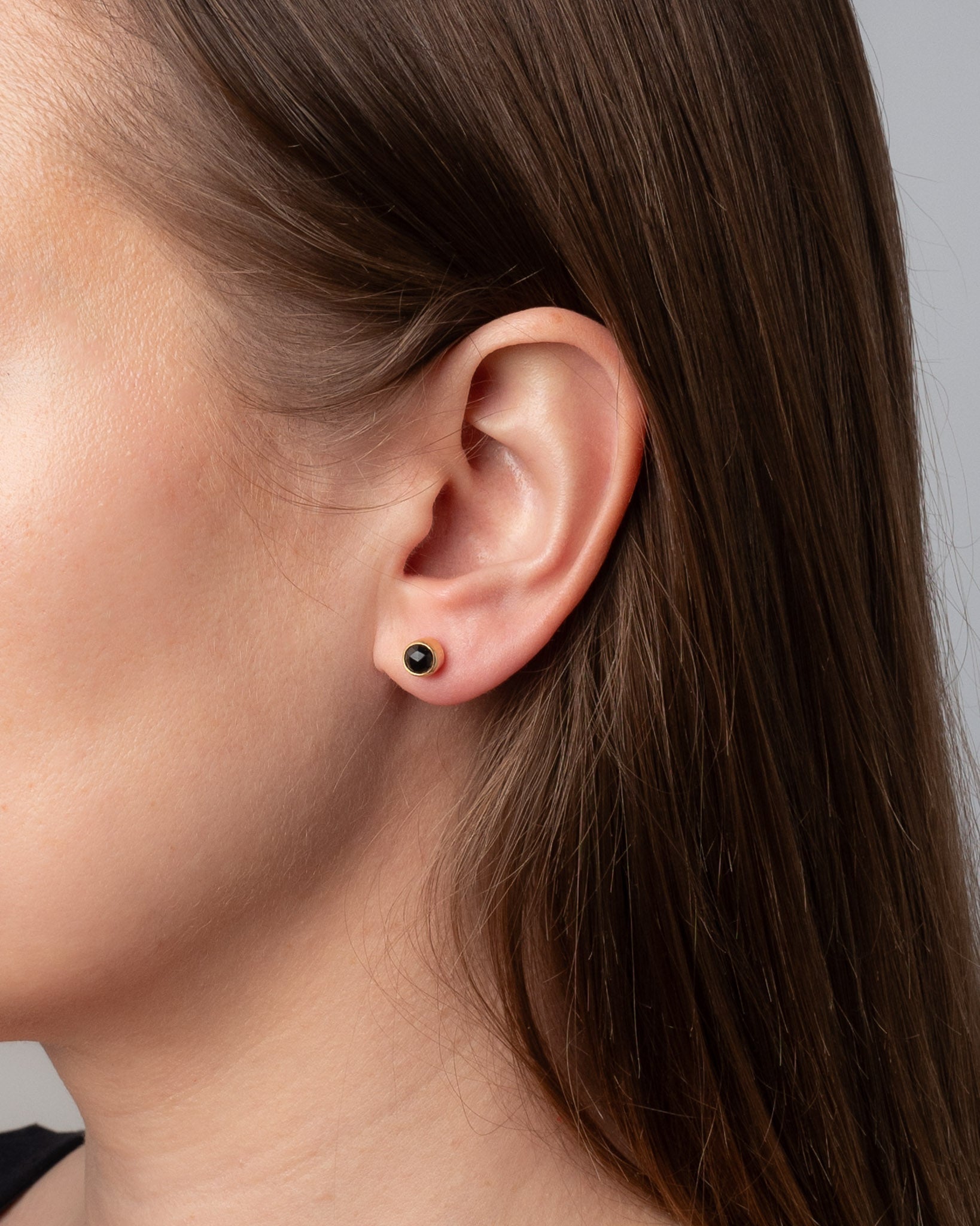 Ohrstecker Christin Black Onyx - Fleurs des Prés Jewelry