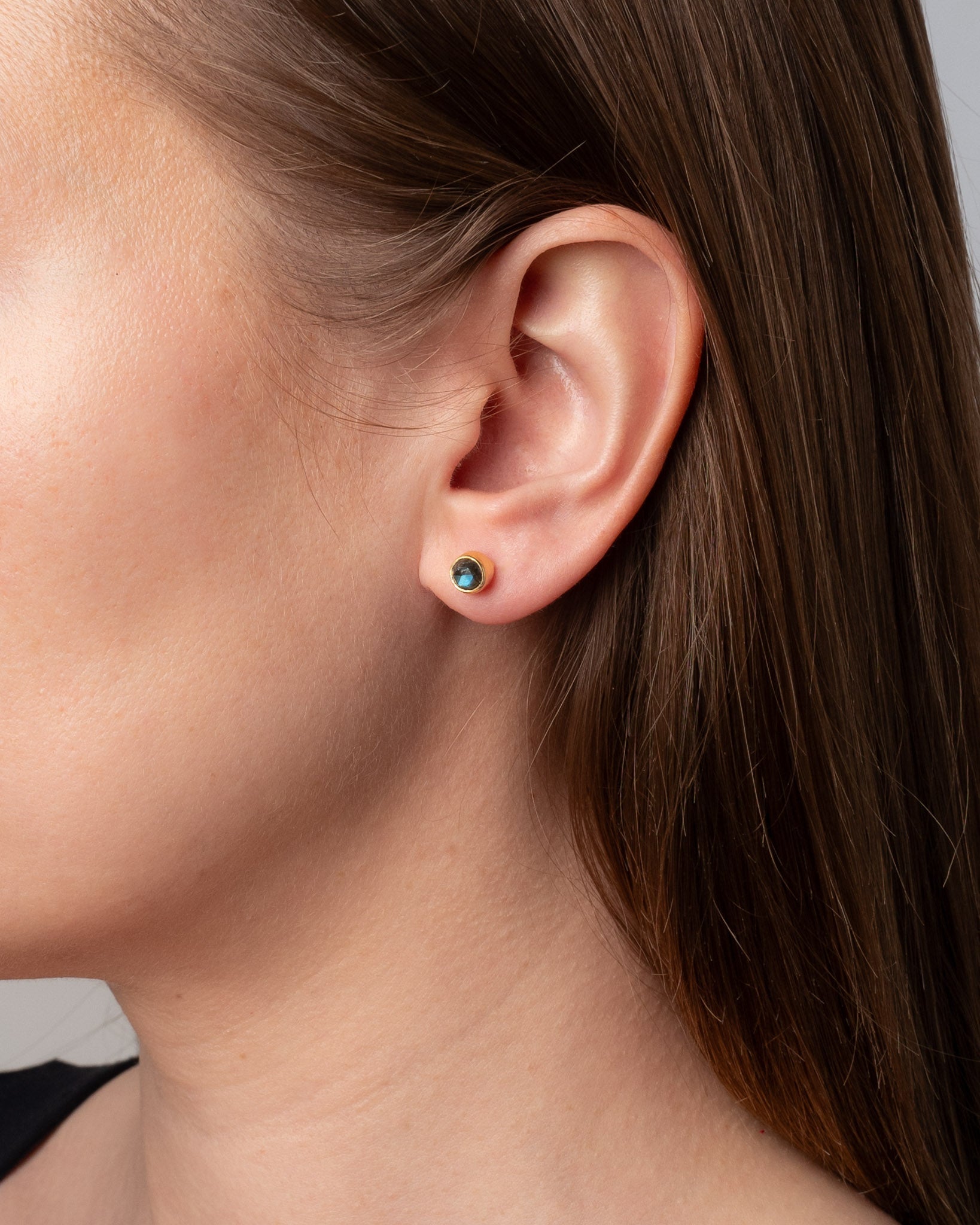 Ohrstecker Christin Labradorit - Fleurs des Prés Jewelry