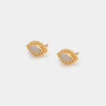 Ohrstecker Egypte Moonstone - Fleurs des Prés Jewelry