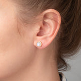 Ohrstecker Eloise Moonstone - Fleurs des Prés Jewelry