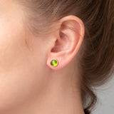 Ohrstecker Eloise Peridot Quarz - Fleurs des Prés Jewelry