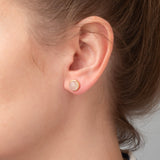 Ohrstecker Eloise Rosenquarz - Fleurs des Prés Jewelry