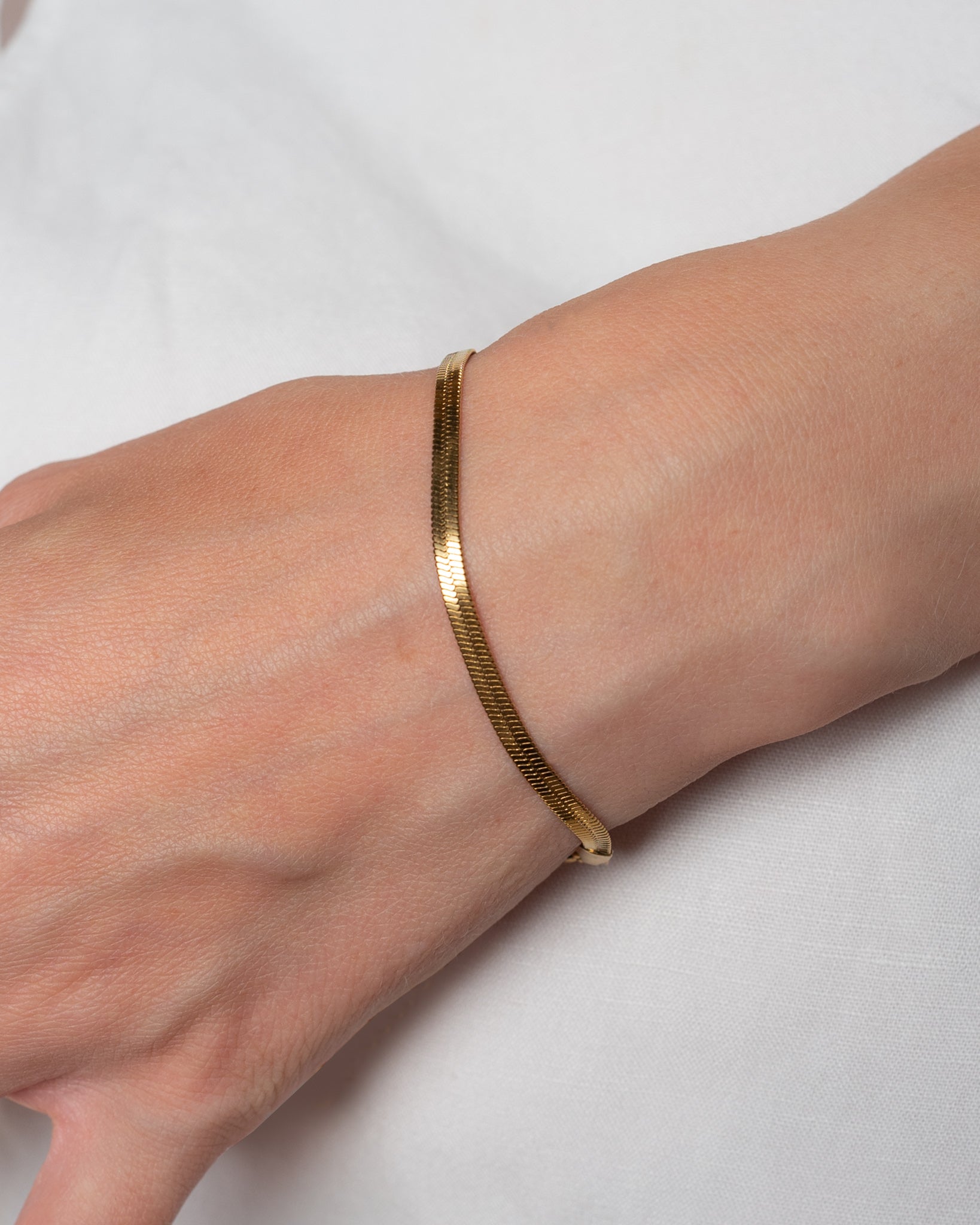 Schlangenketten Armband Serpent Gold - Fleurs des Prés Jewelry