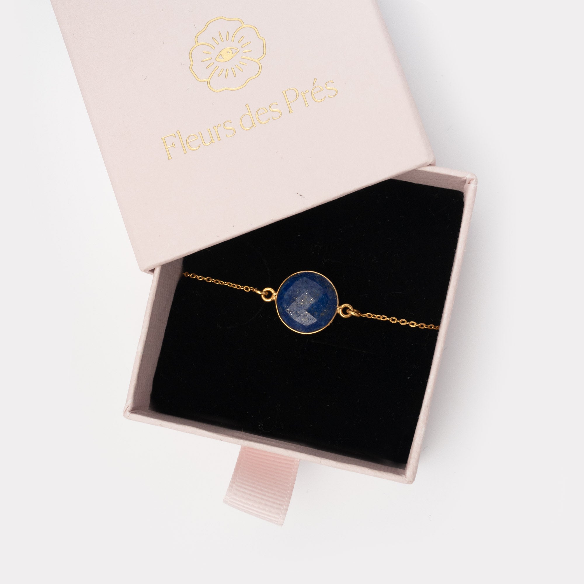 Armband Amélie Lapislazuli - Fleurs des Prés