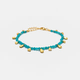 Armband Caline mit Amazonit - Fleurs des Prés