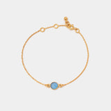 Armband Charlotte Blue Chalcedony - Fleurs des Prés