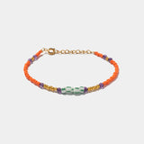 Armband Cirque Orange Green - Fleurs des Prés