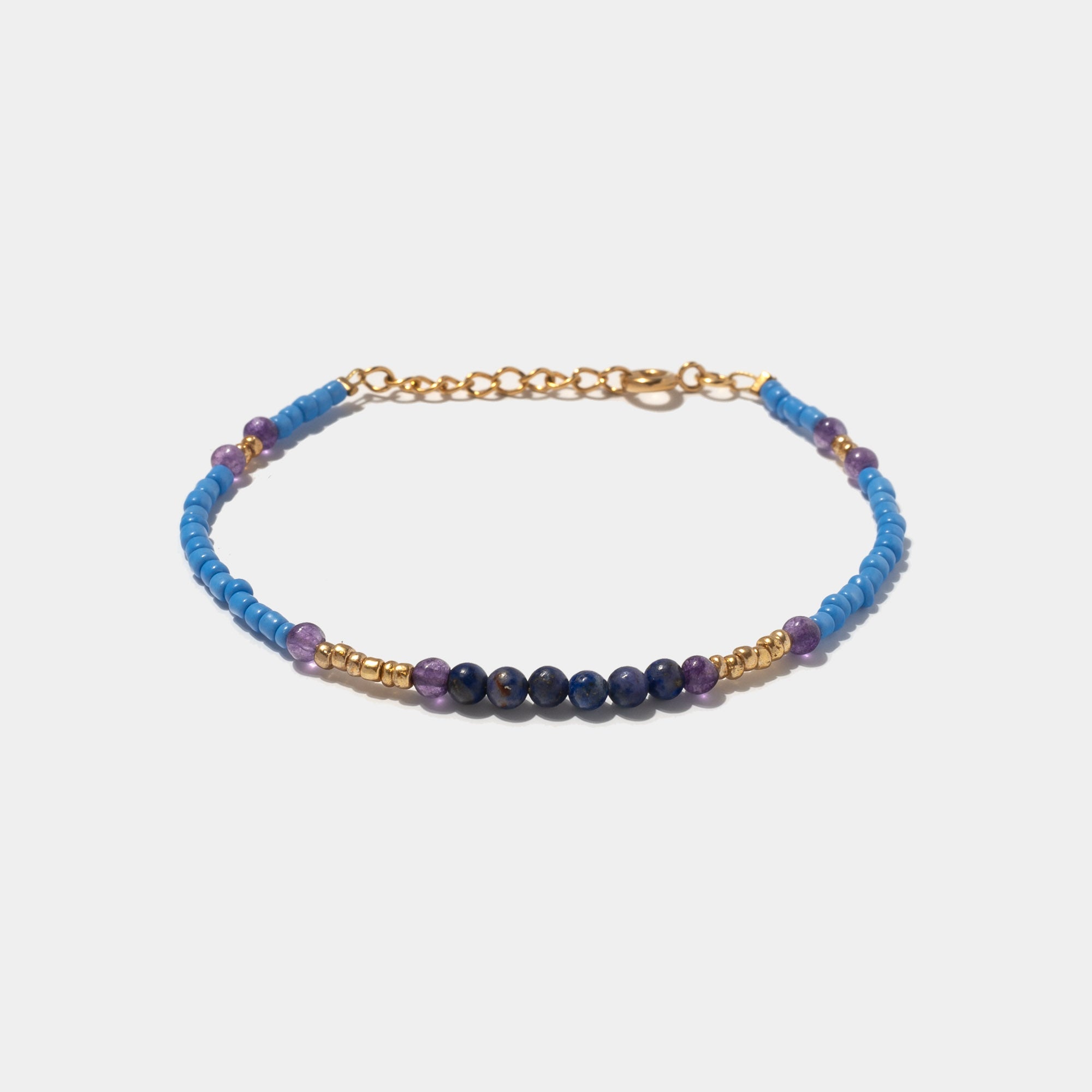 Armband Cirque Violet Blue - Fleurs des Prés