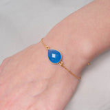 Armband Lola Blue Chalcedony - Fleurs des Prés