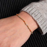 Armband Vichy Gold Amazonit - Fleurs des Prés