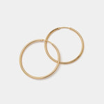 Creolen Cercle Gold 40 mm - Fleurs des Prés