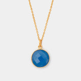 Halskette Amélie Blue Chalcedony - Fleurs des Prés