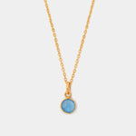 Halskette Charlotte Blue Chalcedony - Fleurs des Prés