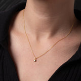 Halskette Cœur mit Mini Herz - Gold - Fleurs des Prés
