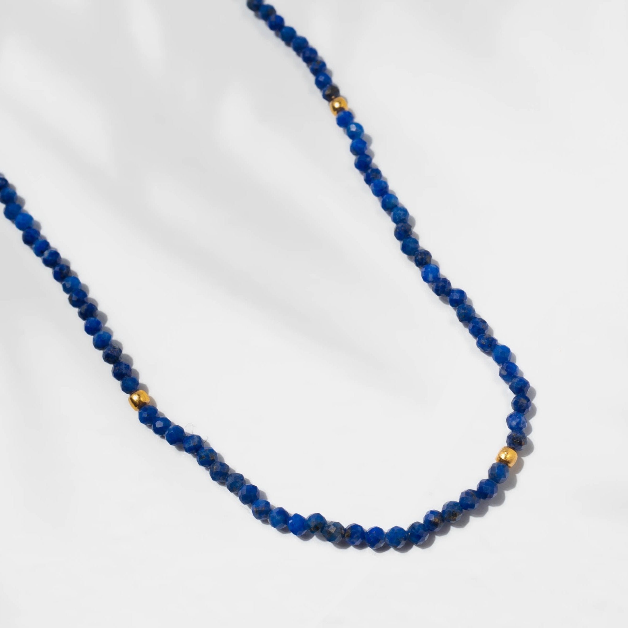 Halskette Elle Lapislazuli - Fleurs des Prés Jewelry