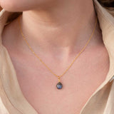 Halskette Lilou Labradorite Gold - Fleurs des Prés