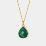 Halskette Lola Green Onyx - Fleurs des Prés
