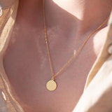 Halskette Maelle Brushed Gold - Fleurs des Prés